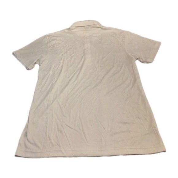 NWOT Collars and Co Mens M Dress Collar Polo Shirt White Original *IMPERFECTION* - Picture 3 of 9